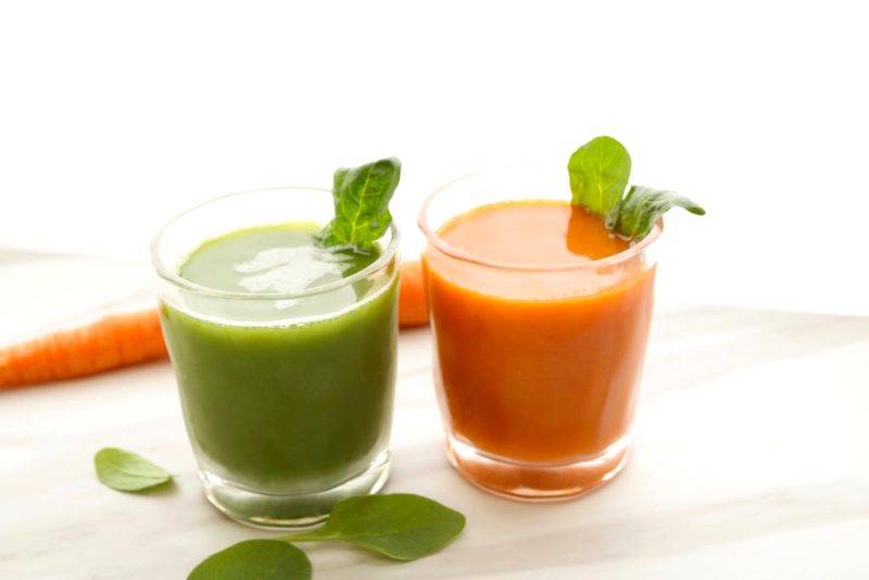 fresh-healthy-juice-carrot-and-green