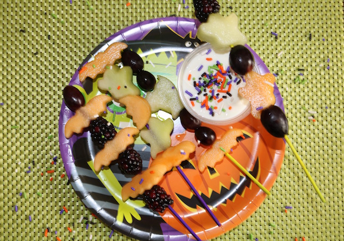 halloween fruit kabobs