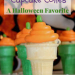 pumpkin cupcake cones pin