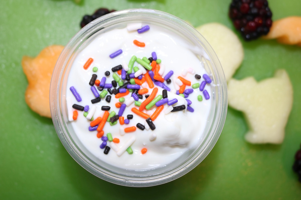 yogurt halloween sprinkles