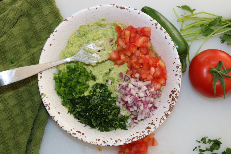 ingredients for guacamole