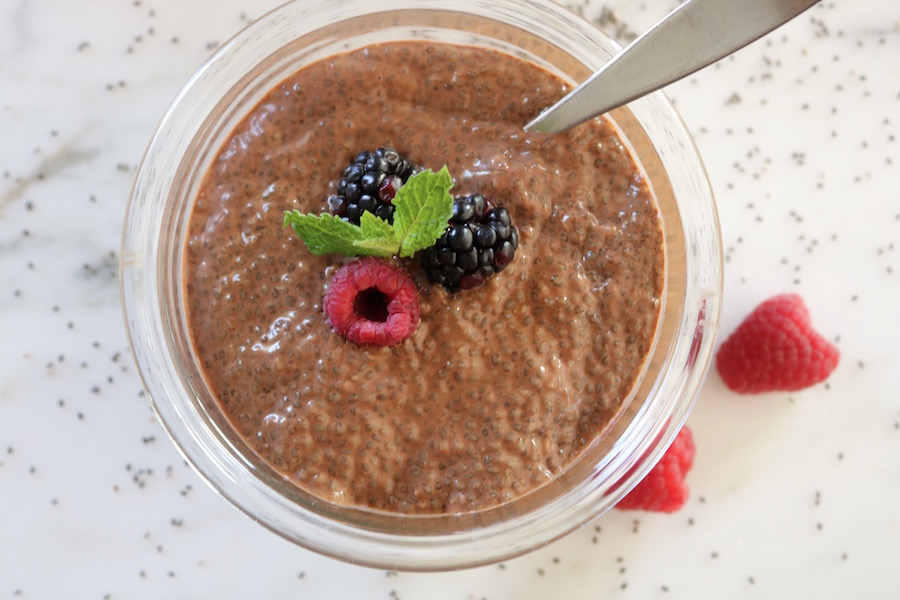 chocolate chia pudding