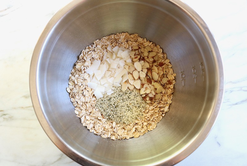 homemade granola recipe ingredients