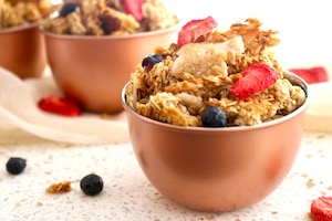 tn crunchy granola snack with dried fruit