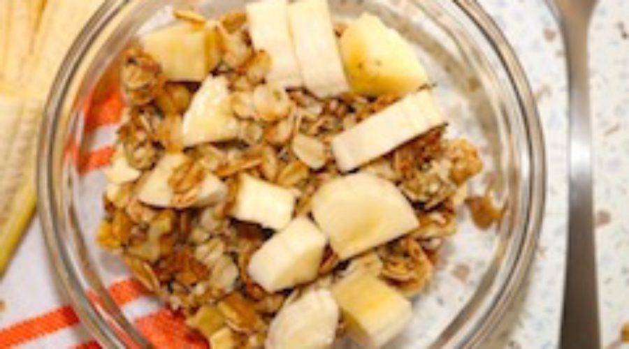 tn healthy granola recipe with bananas