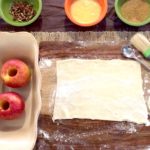 caramel apple dumpling setup