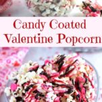 candy coated valentine popcorn pin