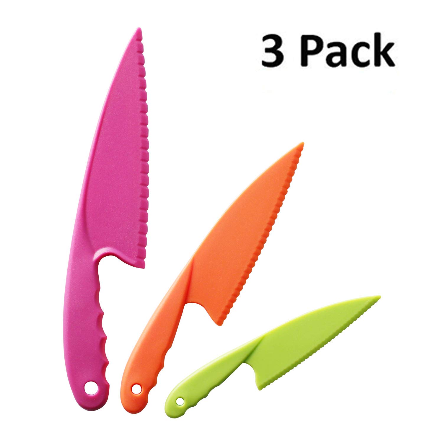 3 pack plastic knives