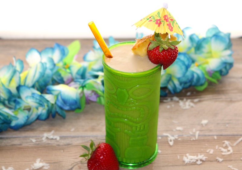 tropical green smoothie hawaiian