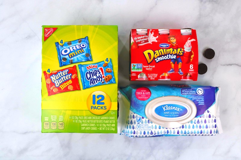 danimals kleenex nabisco mini cookies pack variey