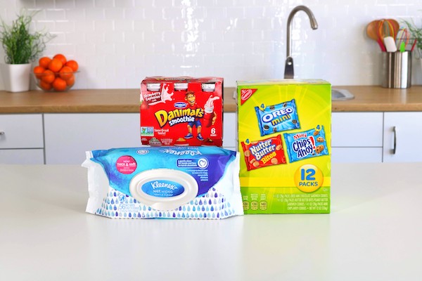 danimals kleenex nabisco mini cookies