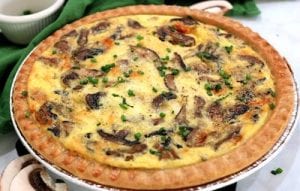 Cheese and Mushroom Quiche | Kid Friendly Recipe | Busy Little Chefs