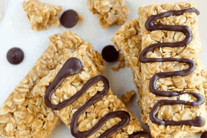 peanut butter no bake granola bars