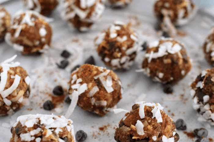 pumpkin coconut energy balls