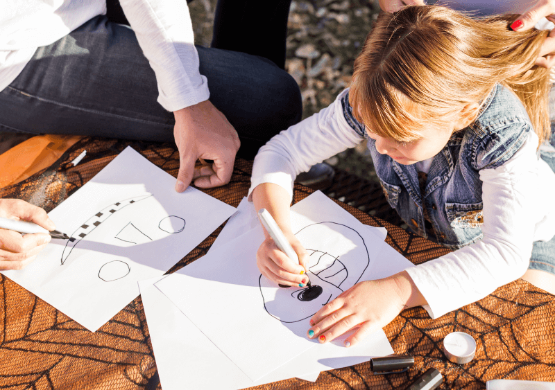 pumpkin carving drawing pattern