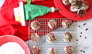 tn chocolate snowball cookies for holidays