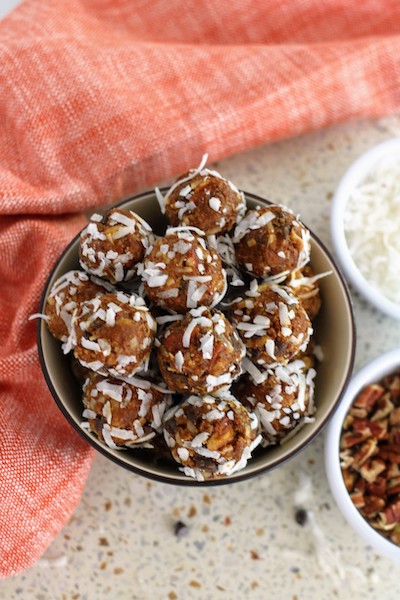pumpkin protein balls