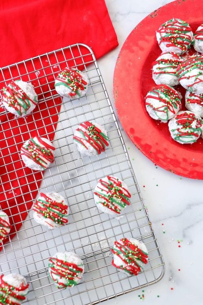 chocolate snowball cookies