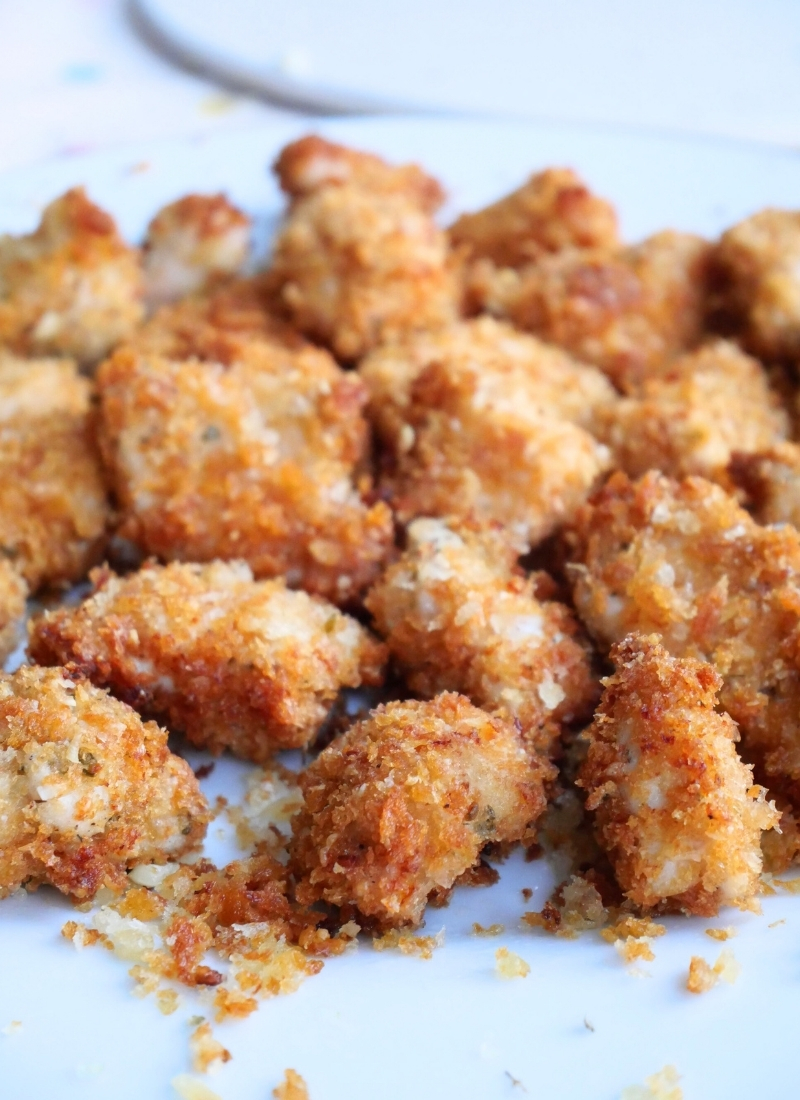 Easy Crispy Baked Chicken Nuggets Panko Breadcrumb Recipe