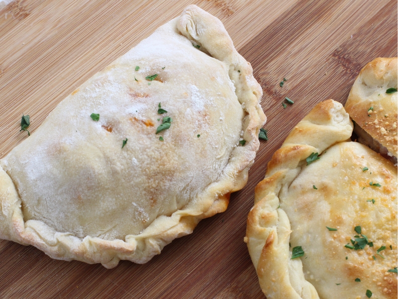 Easy Italian Mozzarella & Ricotta Cheese Calzone Recipe