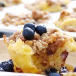 blueberry sourdough bread french toast topping feature