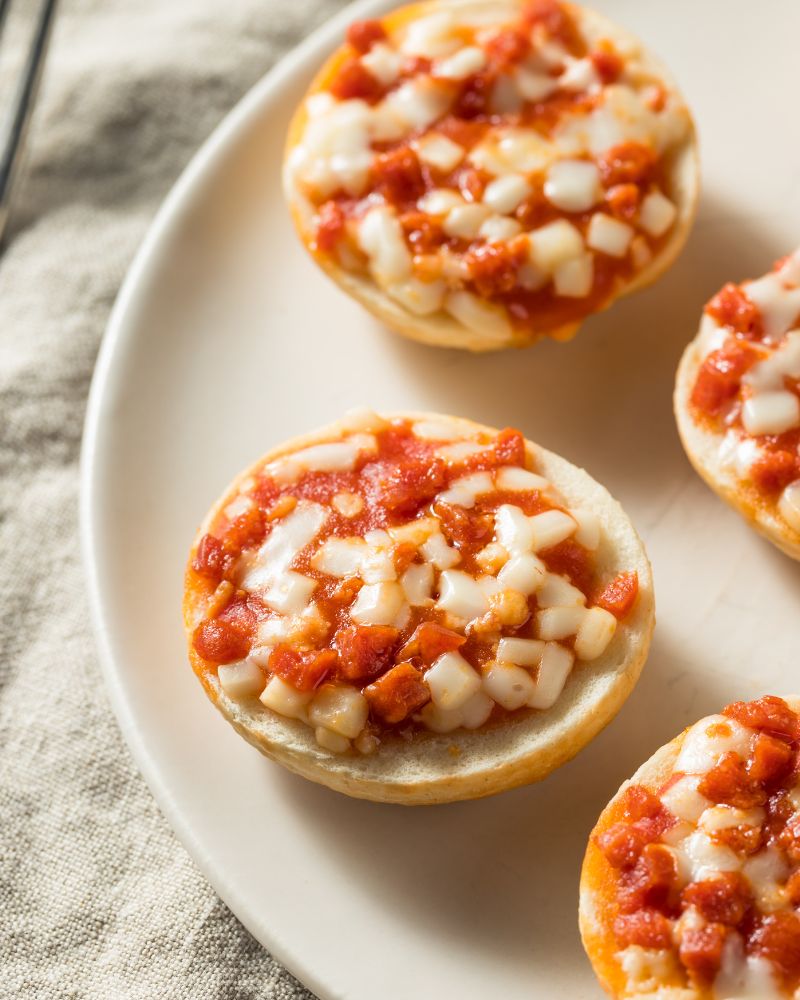 soft pizza bagels for toddlers