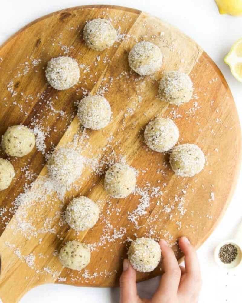 Lemon bliss ball recipe