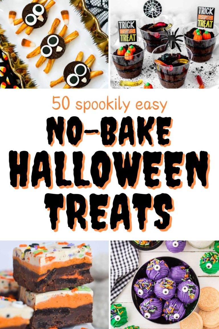 no bake halloween treats feature image