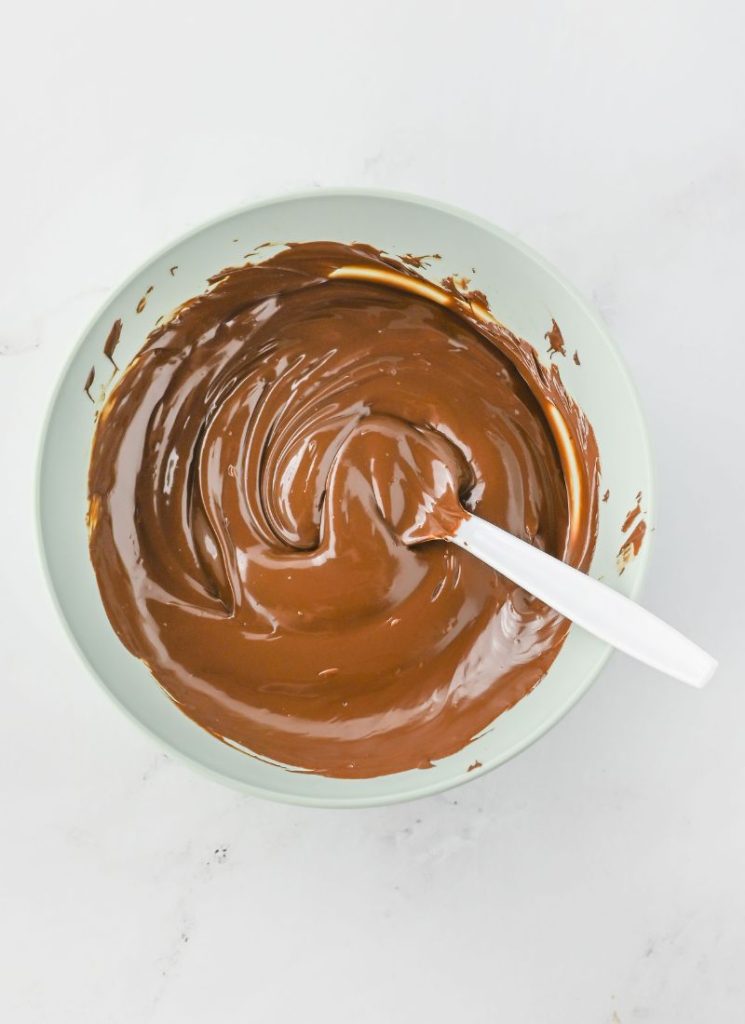 melted chocolate for peppermint bark