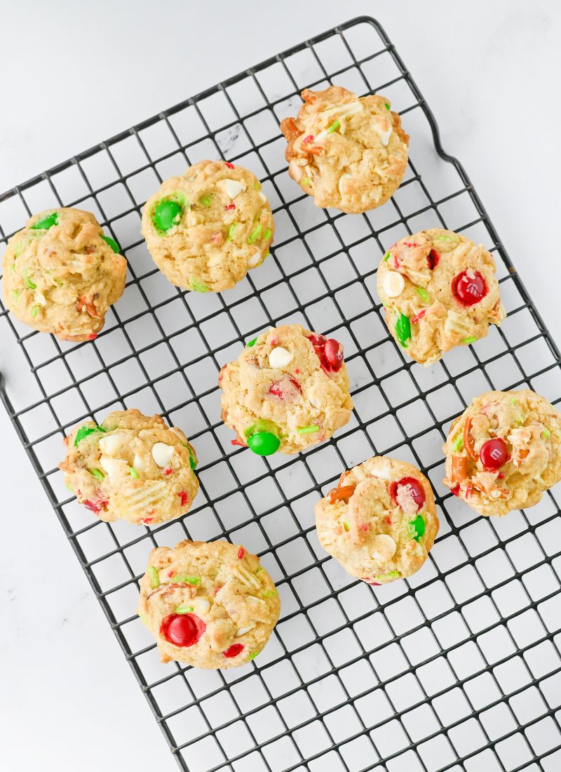 Sweet N Salty Santa’s Trash Cookies: Festive Kitchen Sink Cookie