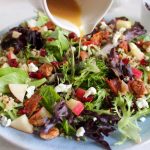 apple salad with Warm Bacon Vinaigrette