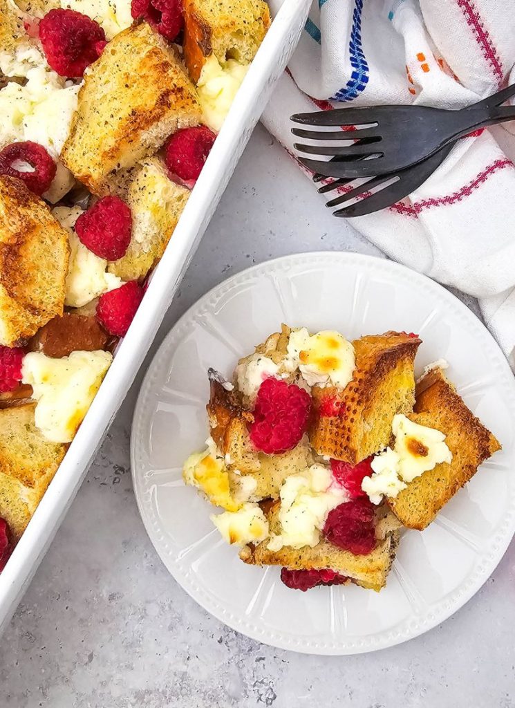 easy Raspberry French Toast casserole for Mother's Day