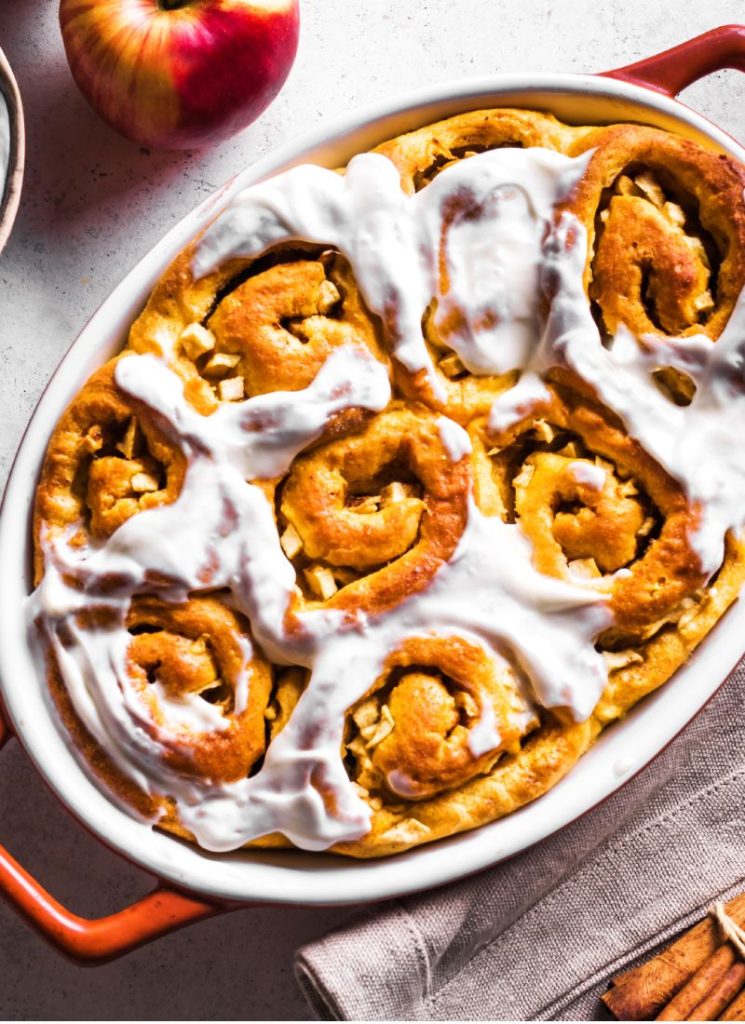 simple cinnamon roll breakfast or brunch idea