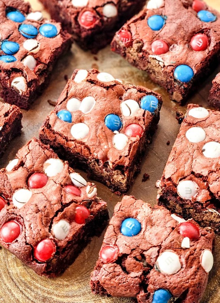 quick and easy fourth of july brownies