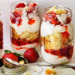 Strawberry Shortcake Cups/Jars + feature image