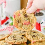 peppermint chocolate chip cookie